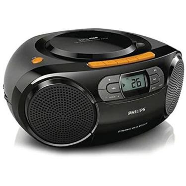 Imagem de Reprodutor de CD portátil Philips Boombox MP3 Cassete Prata