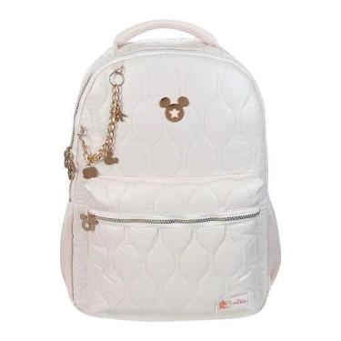 Imagem de Mochila Escolar 17 Mickey Teen New Puffer Nude 15112 - Xeryus