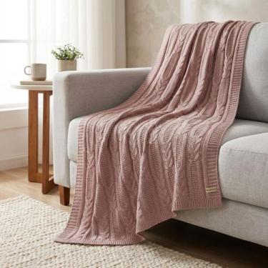 Imagem de Manta Sofa Trico Decorativa 150x90cm Usufruto Tricot c3, BALLET