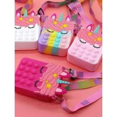 Imagem de MINI BOLSA INFANTIL POP IT COM ALÇA unidade - FASHION JEWELRY