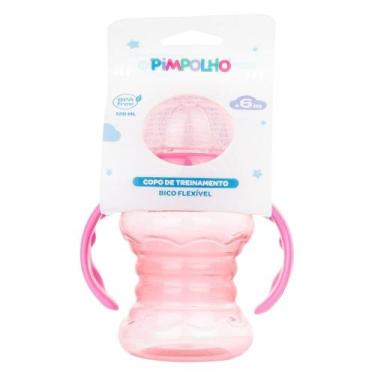 Imagem de Copo Treinamento Pimpolho Bico Flexivel Bebê Criança 120ML Ou 300ML 6+