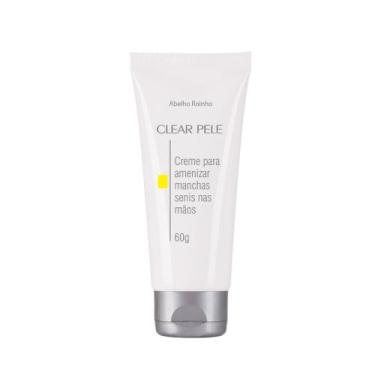 Imagem de Clear Pele Creme P/ Amenizar Marcas Senis Nas Maos 60g Fps - Abelha ra