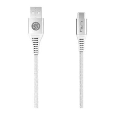 Imagem de Cabo USB-A Para USB-C 1.5M Transferência De Dados Rápida - LITY, Branc