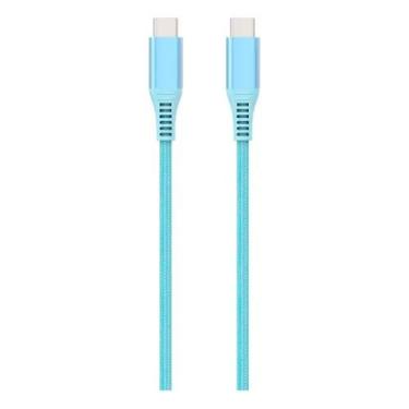 Imagem de Cabo USB-C Para USB-C 1.5m Sincronização e Carga Rápida - SALCOMP, Azu