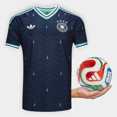 Imagem de Kit Camisa Seleção Alemanha Away 2026 Originals + Mini Bola Trionda Ad