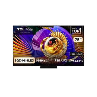 Imagem de Smart TV 4K TCL TOP Premium SQD-Mini LED 75” Polegadas com Processador AiPQ Pro, Dolby Vision, 144Hz, Google TV - 75C7L