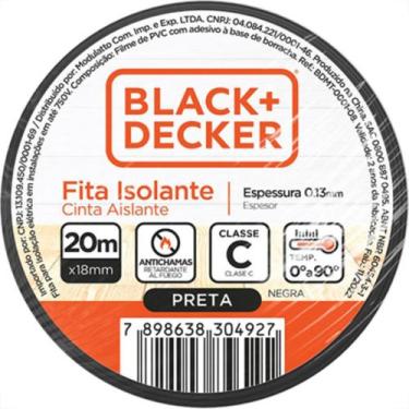 Imagem de Black Fita Isolante B&D 20Mts - Kit C/10 Pc - DEWALT