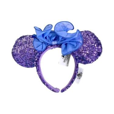 Imagem de Tiara De Orelhas Do Mickey Mouse Da Disney Para Meninas Com Lantejoula