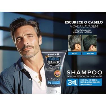 Imagem de Shampoo Escurecedor Gradual Men - Kit com 3 Unidades - no-brand