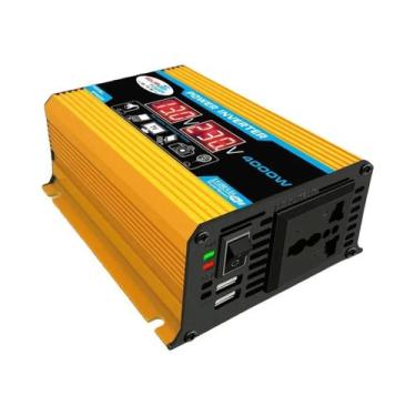 Imagem de Inversor De Energia Automotivo 4000W Com Adaptador USB Duplo DC 12V Pa