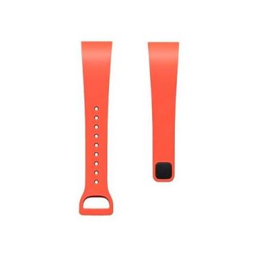 Imagem de Bracelete de silicone para pulseira inteligente mi band 4c laranja - X