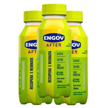 Imagem de Bebida Engov After Citrus 250ml  Kit com três unidades