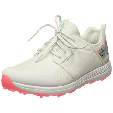 Imagem de Skechers Tênis de golfe feminino Max, Branco/multiesportivo, 34