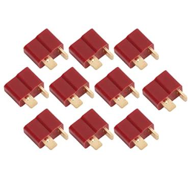 Imagem de Plugue T, Conector T Fêmea Conveniente Totalmente Revestido Estável Boa Transmissão para Avião RC