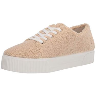 Imagem de Jessica Simpson Tênis feminino Edda Faux Shearling Platform Fashion, Cisalhamento natural, 38