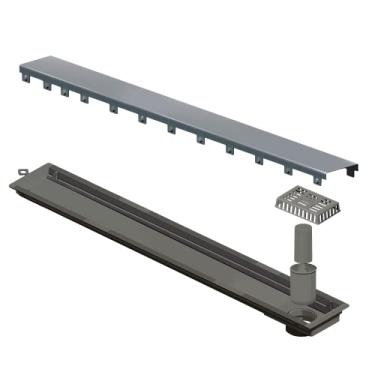 Imagem de Ralo Linear Elleve Versatille Tampa Inox 50cm Linear