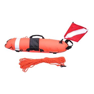 Imagem de Fancyes Equipamento de segurança de flutuação inflável de flutuação de visibilidade para pesca, VERMELHO