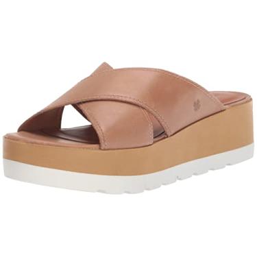 Imagem de Lucky Brand Sandália feminina Vebony plataforma Slide, Cortado, 9