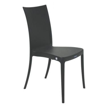 Imagem de Cadeira Laura Ratan Preta Tramontina