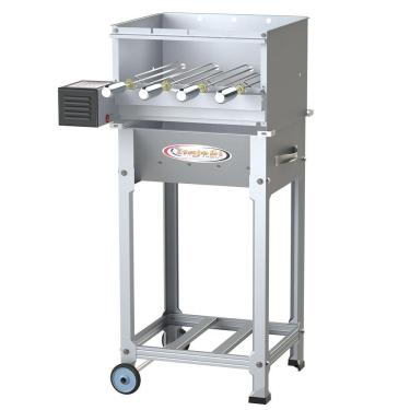 Imagem de Churrasqueira Itagrill Plus Luxo Itajobi Inox 4 Espetos Elétricos Giratório