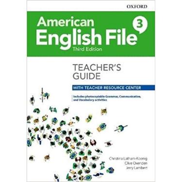 Imagem de American English File 3 - Teacher`s Book With Resource Center - Third Edition