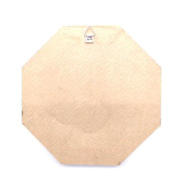 Imagem de Quadro Oitavado Profissão Direito Moldura Madeira 18 Cm