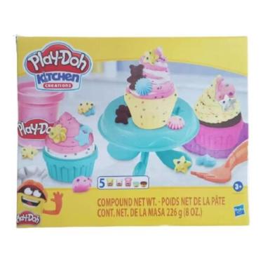 Imagem de Massinha Play Doh Kitchen Creation Cupcake Colorido F2929 - Hasbro