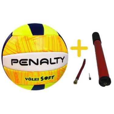 Imagem de Bola De Vôlei Oficial Penalty+Bomba De Inflar Bola C/ Agulha - 1 Fit