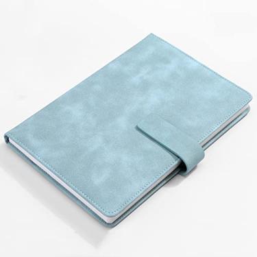 Imagem de A5 notebook engrossado bloco de notas trabalho super grosso diário de papelaria de escritório de negócios, A5 azul, 1 peça