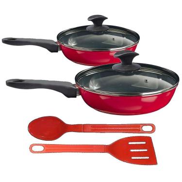 Imagem de Jogo Frigideiras Antiaderente Cerâmica Javali 16e24 T03 N06