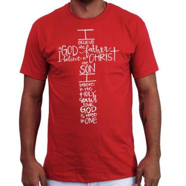 Imagem de Camiseta Blusa Masculina Evangélica Trindade - 100% Algodão - Atelier