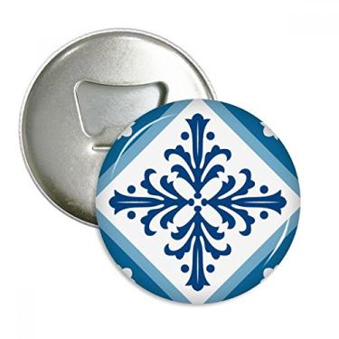 Imagem de Talavera – Ilustração de flores decorativas, abridor de garrafas, ímã de geladeira, emblema multifuncional