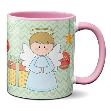 Imagem de Caneca Natal É Tempo De Renovar O Amor E A Esperança (Rosa)