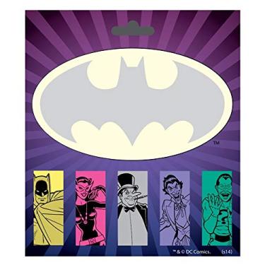 Imagem de Set bloco de notas com adesivo dco batman personagens 14,5