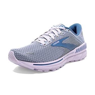 Imagem de Brooks Tênis de corrida feminino Adrenaline GTS 22 Supportive, Roxo/azul holandês/lilás, 36