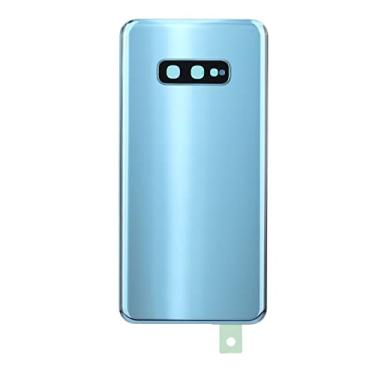 Imagem de Kit de Substituição da Tampa de Vidro Frontal e Traseira Externa do Telefone para Samsung Galaxy S10E (Azul)