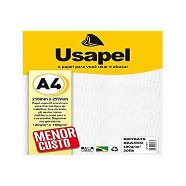 Imagem de Papel Goffrata, A4, Branco, 180g., Filiperson