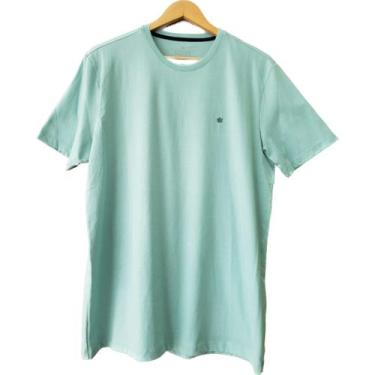 Imagem de Camiseta Masculina Básica Regular Fit Verde Claro - Seeder