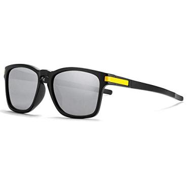 Imagem de Óculos de Sol Masculino KDEAM Quadrado Proteção 100% uva/uvb Óculos de Sol Polarizados Bom para Dias Ensolarados (C3)