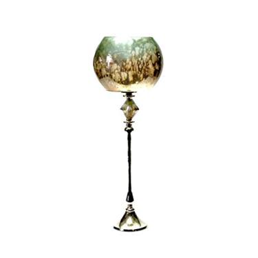 Imagem de Vaso Bola Alumínio Sarquis Samara Prata