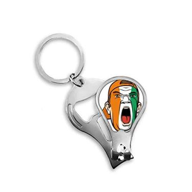 Imagem de Coate D'Ivoire capa de maquiagem facial cortador de unhas abridor de chaveiro tesoura