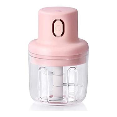 Imagem de LIXSLT Mini triturador elétrico sem fio de alho, comida, gengibre, vegetal, cebola, batata processador misturador (tamanho : 250 ml)