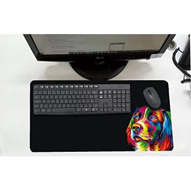 Imagem de Mouse Pad/Desk Pad Grande 30x70cm - Pets -Cachorro Colorido