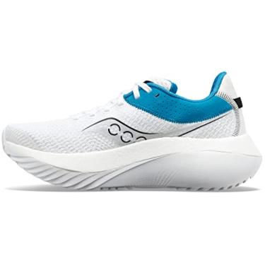 Imagem de Saucony Tênis feminino Kinvara Pro, Branco/tinta, 5.5