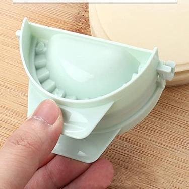 Imagem de Phisscii Máquina de Bolinho de Massa - DIY Manual Simples Fácil Biscoitos Suporte de Molde de Pastelaria Ferramentas de Cozimento (Verde)