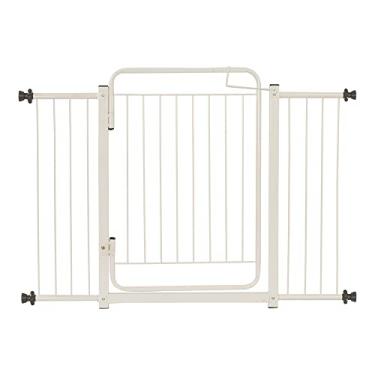Imagem de Grade Segurança Crianças Bebe Proteção Pets Animais Cachorro Gatos 134/139 cm (Branca)