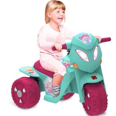 Imagem de Moto Triciclo Eletrico Infantil Bandeirante Banmoto 6V Verde