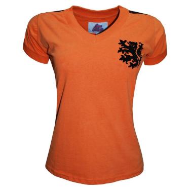 Imagem de Camisa Liga Retrô Holanda 1974 Feminino-Feminino