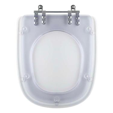 Imagem de Assento Sanitario Poliester Ibiza Transparente para vaso Incepa