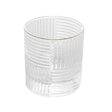 Imagem de WOLFF - Conjunto 2 Copos para Whisky de Vidro com Borda Dourada Chess 320ml